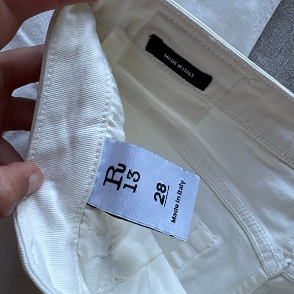 R13 Boy Cream Skinny Jeans - Picture 4 of 5